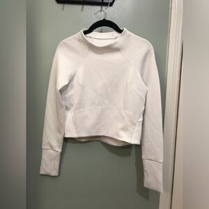 White Koa inspired athletic top XS minimalist preppy